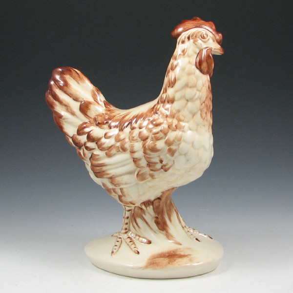 Appraisal: Pennsbury Hen - Mint Pennsbury Hen in brown over ivory