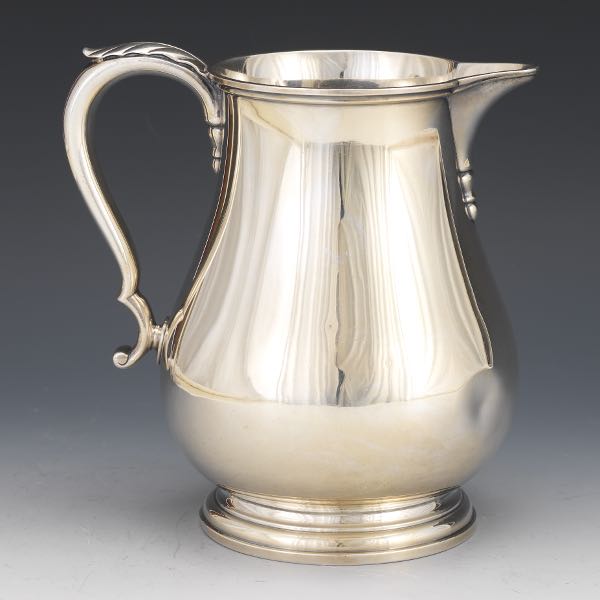 Appraisal: GORHAM STERLING SILVER WATER JUG x x - Sterling silver