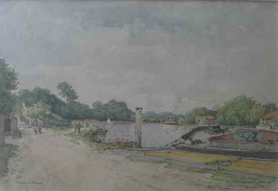 Appraisal: Sydney Maiden Exh - ink and watercolour Walton on Thames