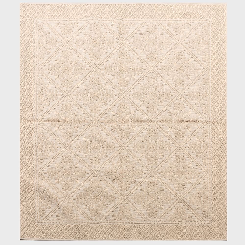 Appraisal: Three Cream Colored Textured Rugs ft in x ft in