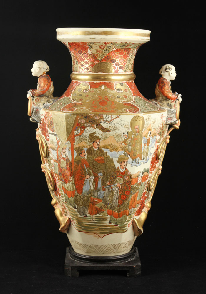 Appraisal: - th C Satsuma Vase Satsuma vase Japan th century