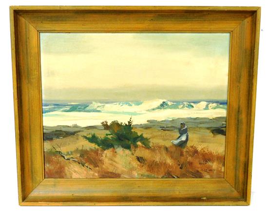 Appraisal: Jay Hall Connaway American - 'Subsiding Sea ' oil on