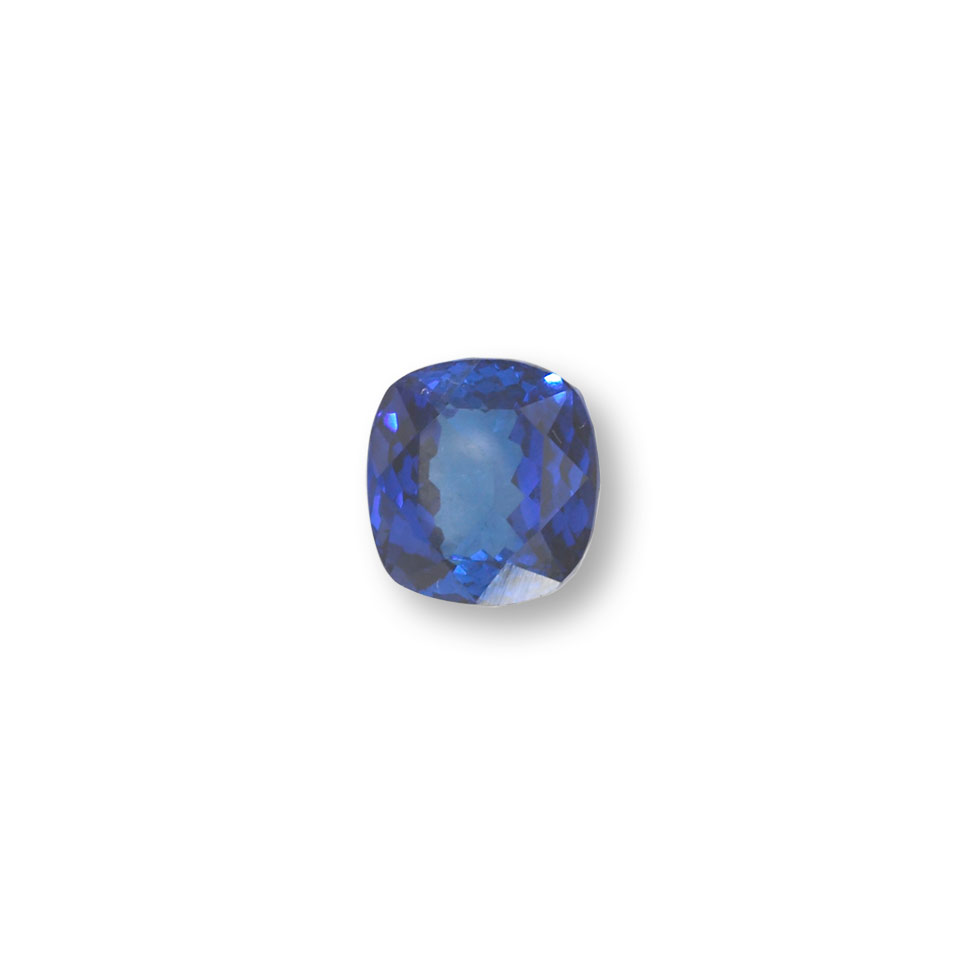 Appraisal: Unmounted Cushion Cut Tanzanite mm x mm x mm ct