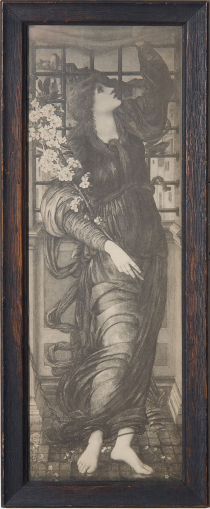 Appraisal: AFTER EDWARD BURNE-JONES - HOPE Two photomechanical prints on wove