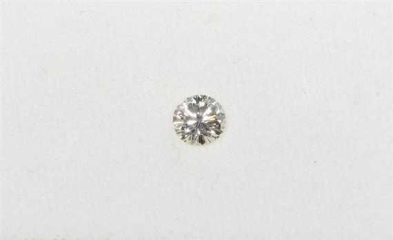 Appraisal: UNMOUNTED DIAMOND Unmounted brilliant-cut diamond of ct ca F VS