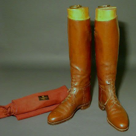 Appraisal: Pair of Abercrombie Fitch brown English riding boots h