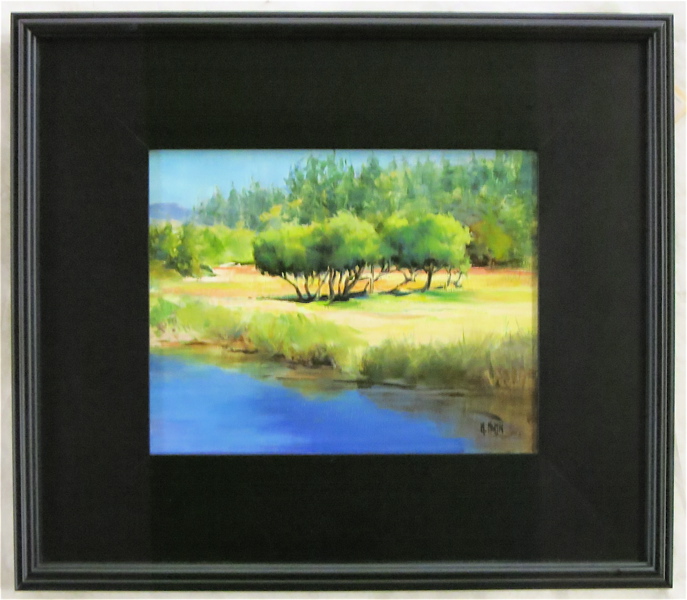 Appraisal: MARIE MARTIN OIL ON CANVAS California Oregon born Mill Creek