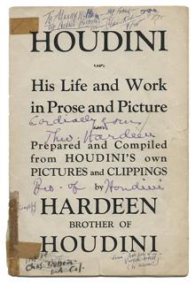 Appraisal: Houdini His Life and Work in Prose and Picture Hardeen