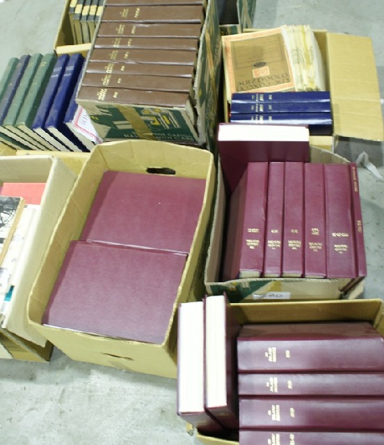 Appraisal: PRINTING MAGAZINES JOURNALS Boxes Many bound volumes loose issues Including