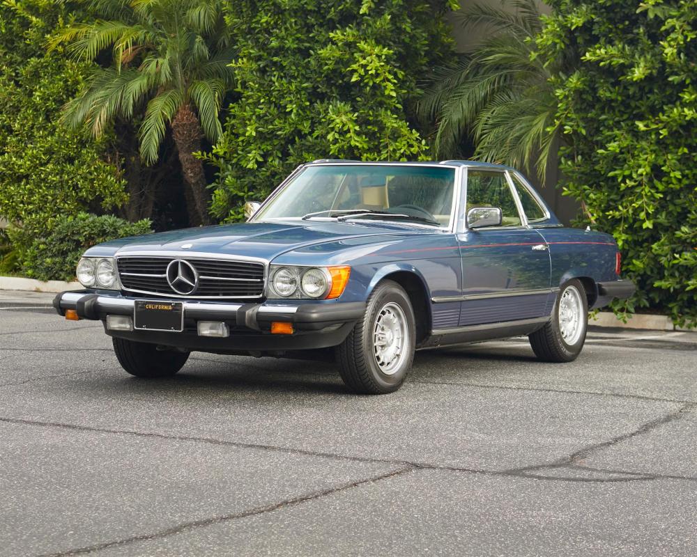 Appraisal: A Mercedes Benz SL VIN WDB Plate L S Lapis