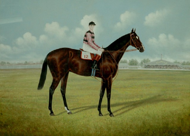 Appraisal: Frederick Woodhouse Jnr - Race Horse oil on canvas signed