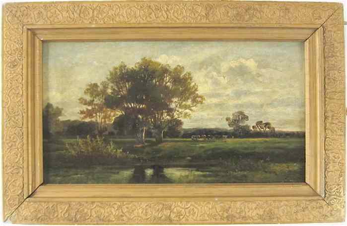 Appraisal: JOHN ROBINSON TAIT OIL ON CANVAS Maryland - Pastoral landscape