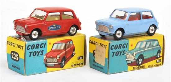 Appraisal: CORGI AUSTIN SEVEN MINI red body lemon interior spun hubs