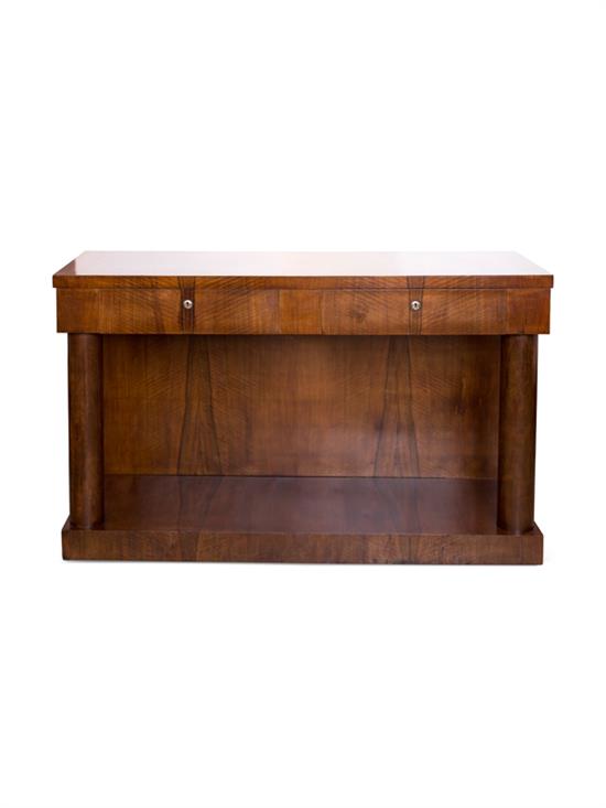 Appraisal: Sale Lot An American Empire Style Rosewood Console circa having