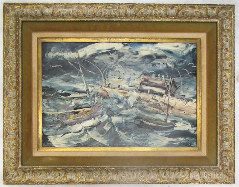 Appraisal: CHARLES LEVIER OIL ON BOARD United States U K France