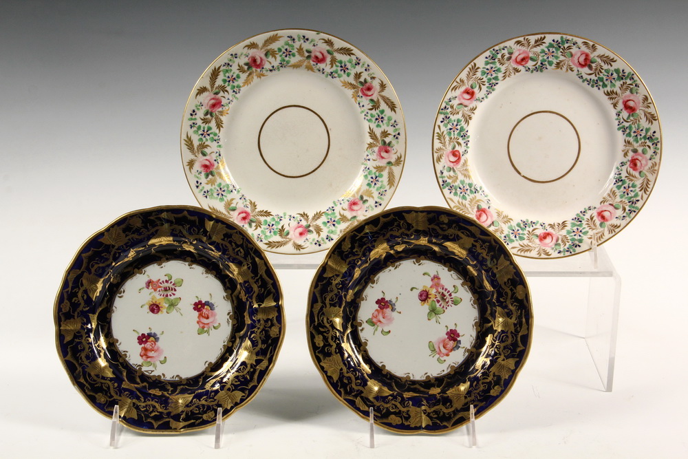 Appraisal: PAIR EARLY ENGLISH PLATES - Including Masons Stoneware Deep Dishes