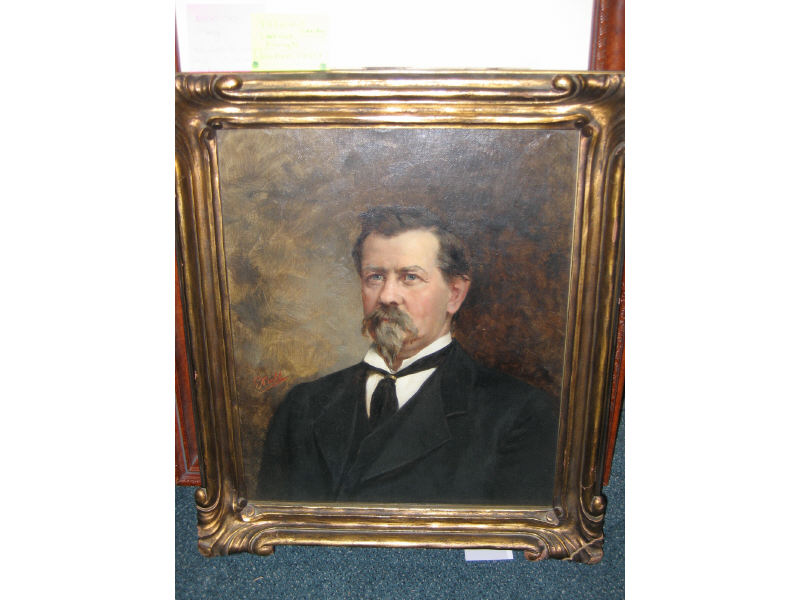 Appraisal: E BELL AMERICAN Early th Century PORTRAIT OF HENRY NICOLAUS