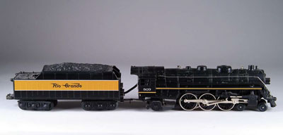 Appraisal: MTH DIECAST - - loco and -wheel RIO GRANDE Tender