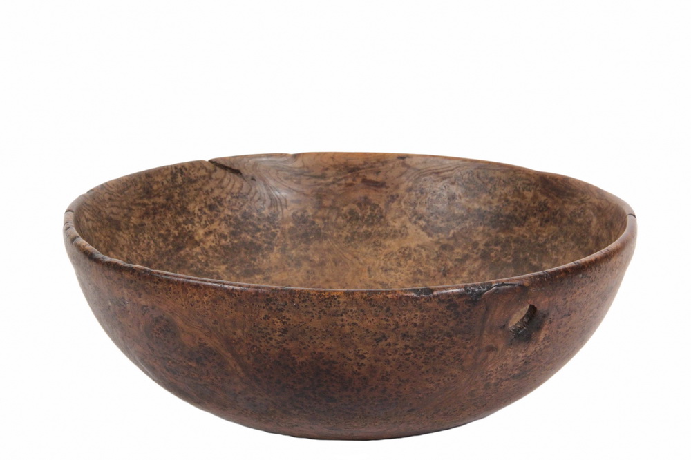 Appraisal: BURLWOOD BOWL - Early th c American Deep Bowl in