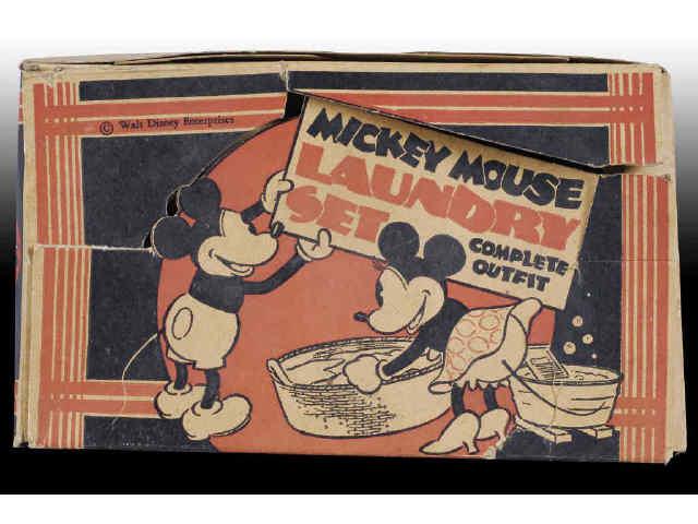 Appraisal: Ohio Art Tin Walt Disney Mickey Mouse Laundry Set Description