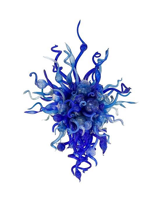 Appraisal: Dale Chihuly American b Massive Chandelier Suspended Sculpture This work