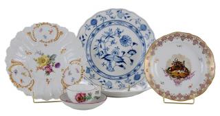 Appraisal: Five Meissen Table Items German th th centuries all with