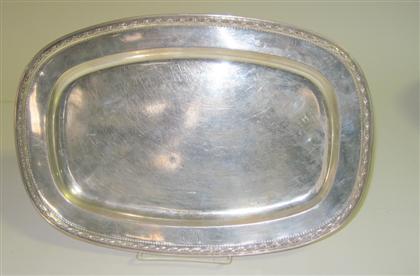 Appraisal: American sterling silver roast platterrogers bros th century