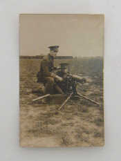 Appraisal: First World War Officer portraits Machine Guns and Motorcyclists -