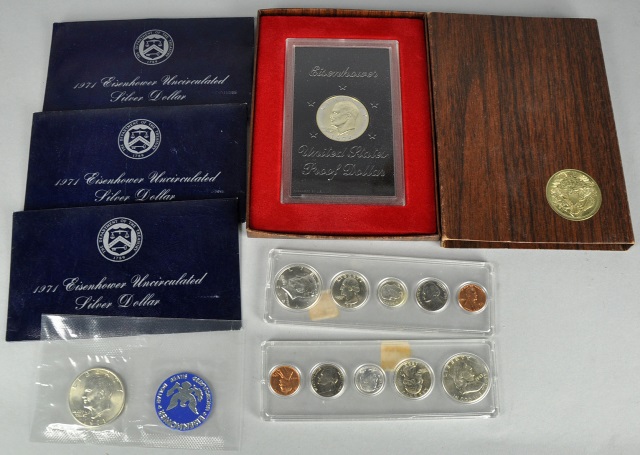 Appraisal: Silver LotConsists of -D and -D mint sets unicirculated three