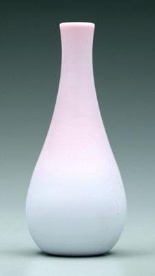 Appraisal: Mt Washington peachblow vase satin finish ovoid with tapered neck