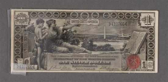 Appraisal: United States Currency Silver Certificate Series of B EF Estimate