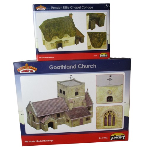 Appraisal: New boxed Bachmann oo gauge railway buildings Goathland Church Pendon