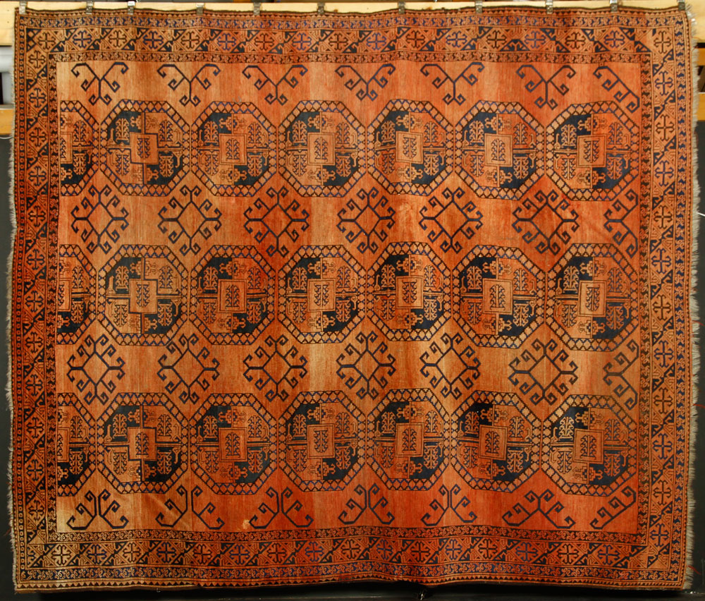 Appraisal: - Antique Bokhara Asari Carpet Antique Bokhara Asari carpet '