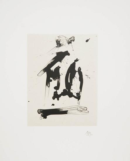 Appraisal: Robert Motherwell - Untitled B Lithograph - signed in pencil