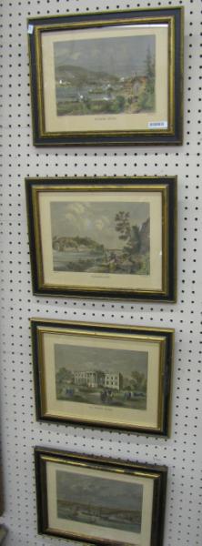 Appraisal: Group of Four Color Prints of Engravings Vintage