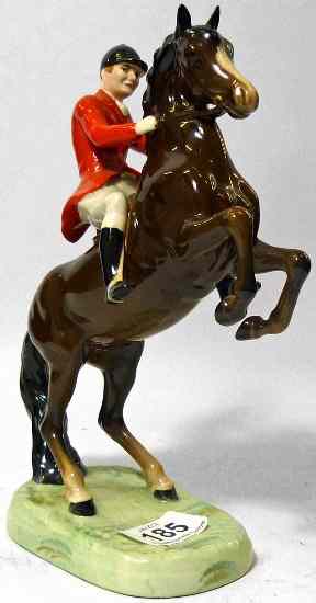 Appraisal: Beswick Huntsman on Rearing Horse