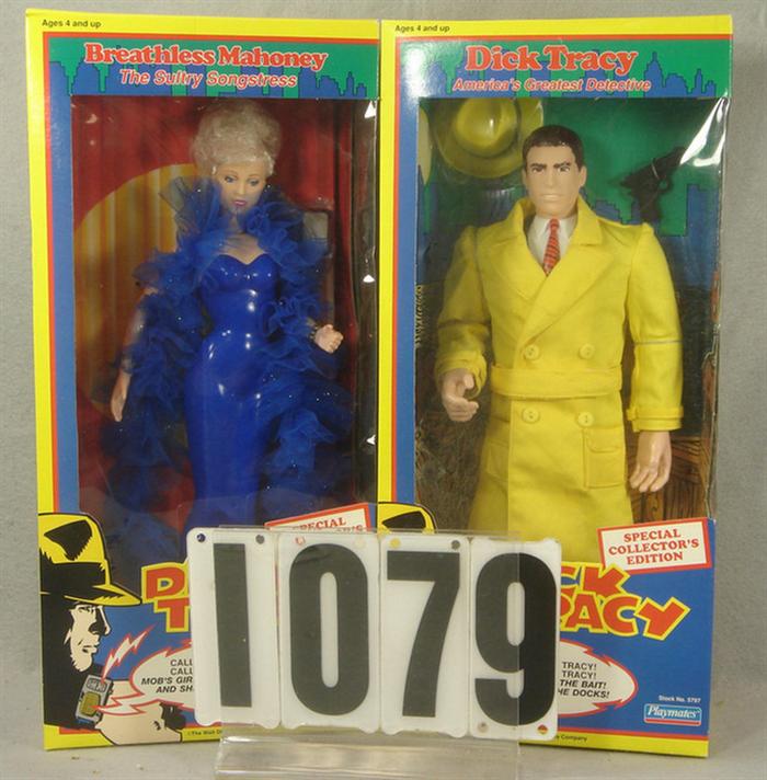 Appraisal: Dick Tracy Dolls Dick Tracy and breathless Mahoney dolls both