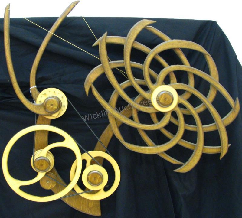 Appraisal: A kinetic sculpture Ellipse by David C Roy paperwork from