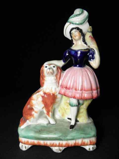 Appraisal: Staffordshire porcelain figurine Princess Royal Depicts a princess with a