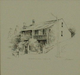 Appraisal: J Klarsen Wellington Street together with Fortescue Street lithograph each