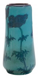 Appraisal: Rookwood Kataro Shirayamadani Vase - poppy vase with crackled turquoise