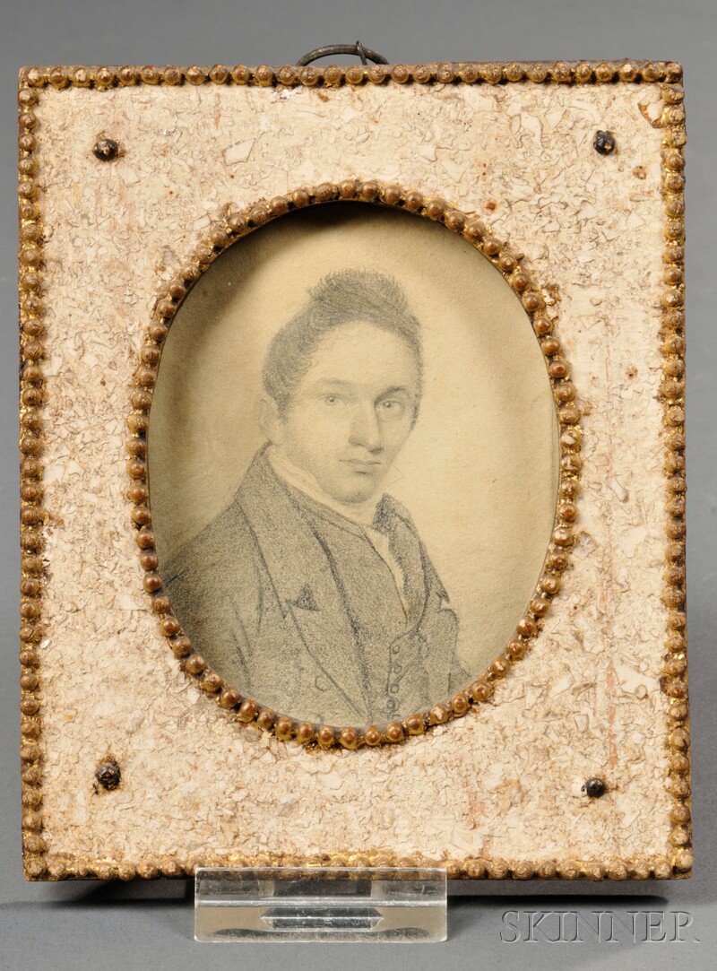 Appraisal: Thomas Hanford Wentworth American Canadian - Portrait Miniature of a