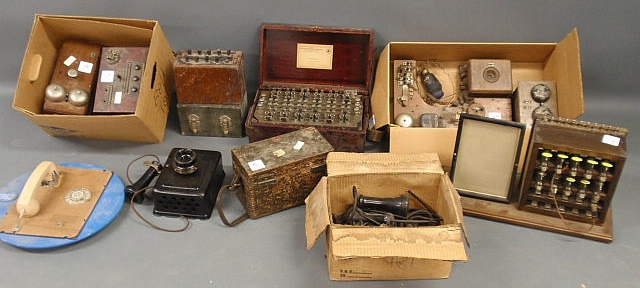 Appraisal: Grouping of early th c Bell Telephone equipment