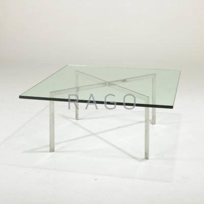 Appraisal: LUDWIG MIES VAN DER ROHE KNOLL INTERNATIONAL Barcelona coffee table