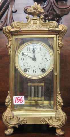 Appraisal: AN AMERICAN CRYSTAL REGULATOR MANTEL CLOCK Seth Thomas Clock Co