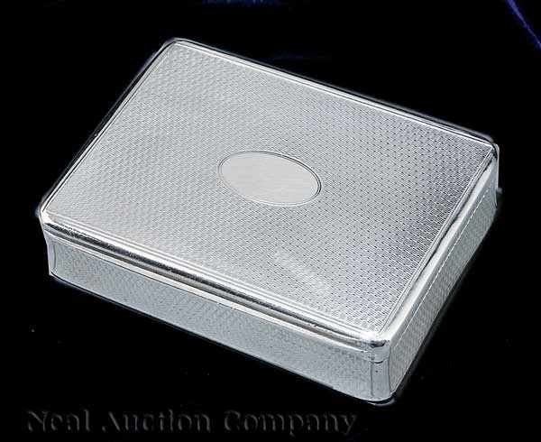 Appraisal: A George IV Sterling Silver Snuff Box Nathaniel Mills Birmingham