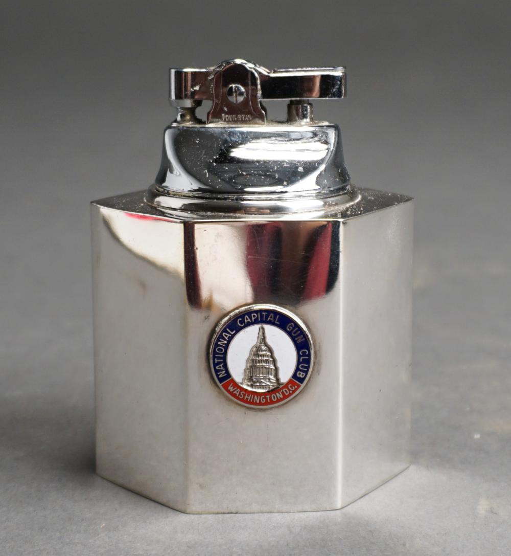 Appraisal: Fisher Weighted Sterling Silver and Enamel 'National Capital Gun Club'