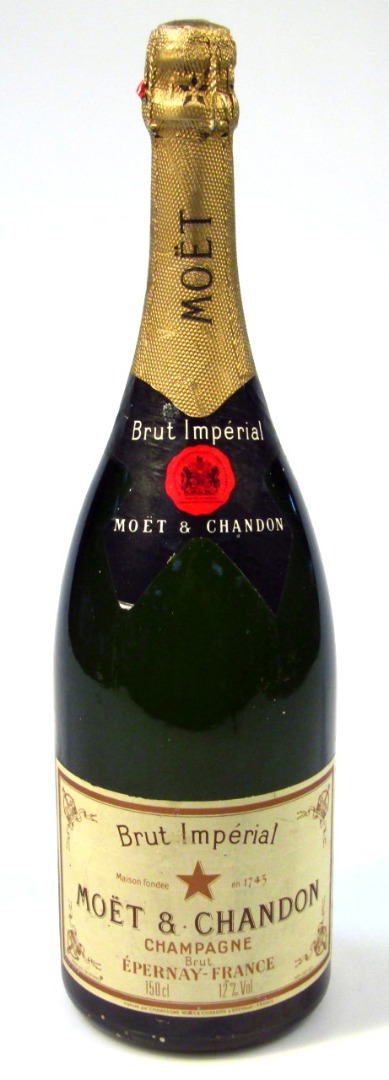 Appraisal: A magnum of Brut Imperial Moet Chandon champagne volume cl