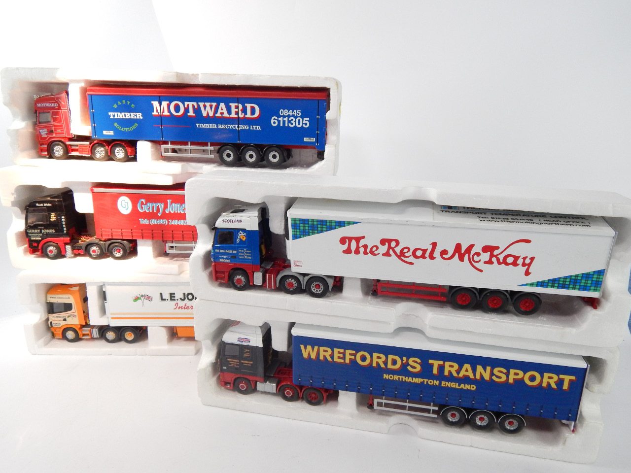 Appraisal: Corgi die cast lorries comprising L E Jones Ltd Gerry