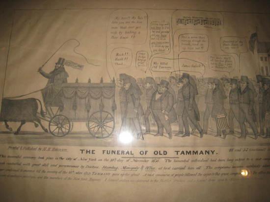 Appraisal: CARICATURE The Funeral of Old Tammany New York H R